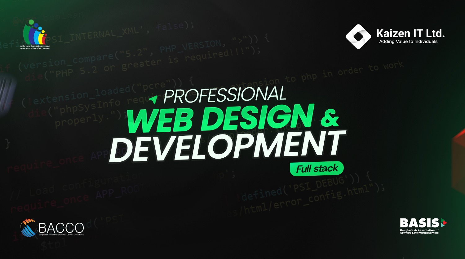 Professional Web Design & Development Course